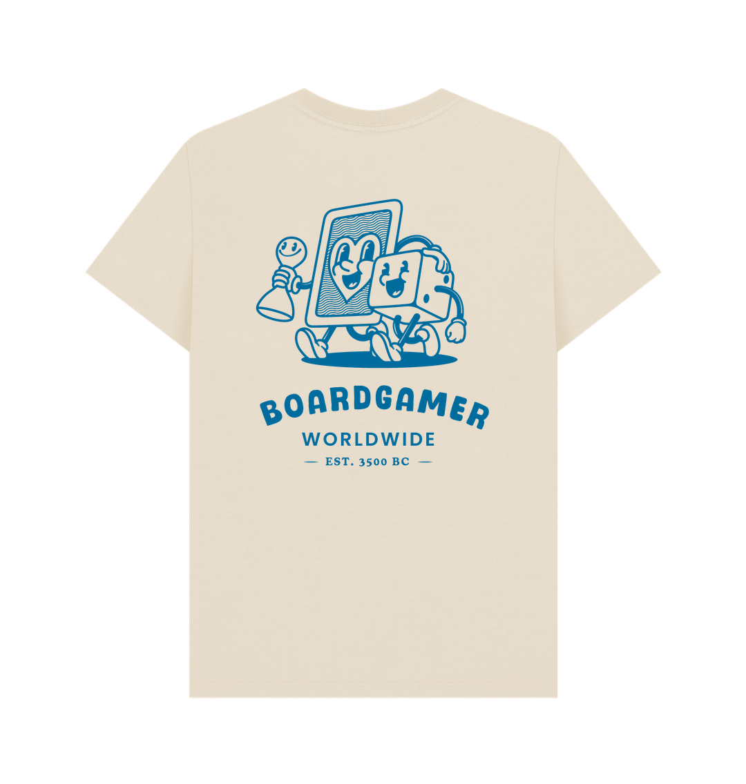 Boardgamer Mens Tee Oat/Blue