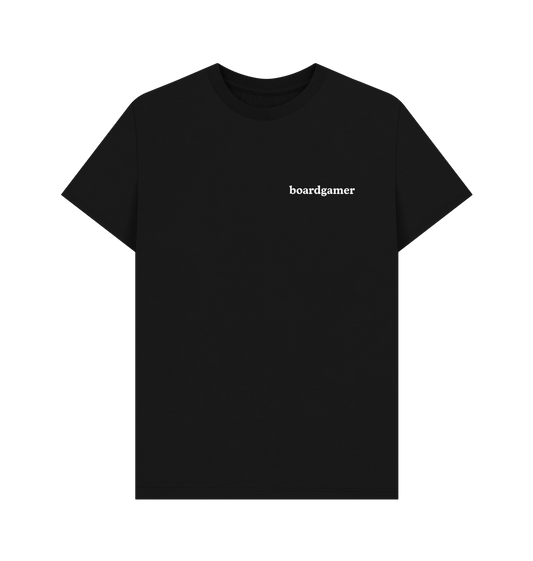 Black Boardgamer Mens Black Tee